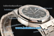 Audemars Piguet Royal Oak Automatic Classic Asia 4813 Movement ETA Coating Case with Black Dial and Stick Marker