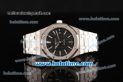 Audemars Piguet Royal Oak Best Edition Citizen 9015 Automatic Full Steel with Stick Markers and Black Dial (Z)