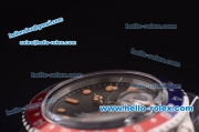 Rolex GMT Master Vintage Asia 2813 Automatic Full Steel with Blue/Red Bezel and Black Dial