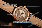 Patek Philippe Calatrava Asia Automatic Rose Gold Case with Black Dial and Stick/Arabic Numeral Markers