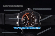 Audemars Piguet Royal Oak Offshore Diver Clone AP Calibre 3120 Automatic PVD Case with Black Dial and Black Rubber Strap (EF)