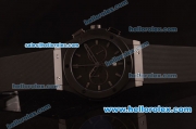 Hublot Classic Fusion Chronograph Quartz PVD Case with Black Dial and Black Rubber Strap