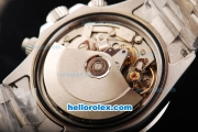 Rolex Daytona Swiss ETA 7750 Automatic Movement Full Steel with Black Dial