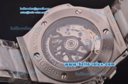 Hublot Big Bang Chrono Swiss Valjoux 7750 Automatic Ceramic Bezel with White Dial and Ceramic Strap