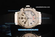 Hublot Big Bang Swiss Valjoux 7750 Automatic Movement Beige Dial with Small Calendar and Black Rubber Strap