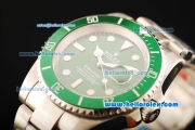 Rolex Submariner Automatic Movement ETA Coating Case with Green Dial and Rolex Ceramic Bezel