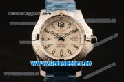 Breitling Colt Swiss ETA 2824 Automatic Steel Case/Bracelet with White Dial and Stick Markers