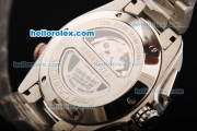 Tag Heuer Grand Carrera Calibre 36 Swiss Valjoux 7750 Automatic Movement Steel Case with Black Dial and Stick Markers