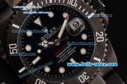 Rolex Pro-Hunter Submariner 2813 Automatic PVD Case with Black Dial Whtie Markers and PVD Strap