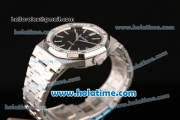 Audemars Piguet Royal Oak Swiss ETA 2824 Automatic Stainless Steel Case with Diamond Bezel Black Dial and Stick Markers