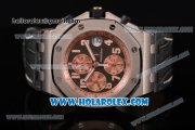 Audemars Piguet Royal Oak Offshore "Pride of Indonesia" Limited Edition Chrono Swiss Valjoux 7750 Automatic Titanium Case with Black Dial and Rose Gold Arabic Numeral Markers (JF)