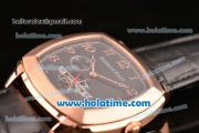 Audemars Piguet Tradition Asia ST22 Automatic Rose Gold Case with Arabic Numeral Markers and Black Dial