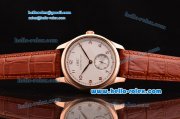 IWC Portuguese Swiss ETA 2836 Automartic Rose Gold Case with White Dial and Numeral Markers