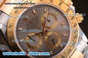 Rolex Daytona Chronograph Swiss Valjoux 7750 Automatic Movement Two Tone with Grey Dial