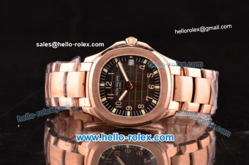 Patek Philippe Aquanaut 4813 Automatic Rose Gold Case/Strap with Chocolate Dial