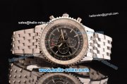 Breitling Navitimer Automatic Movement Steel Case with Black Dial and Stick Marker-Small Calendar