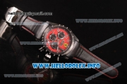 Scuderia Ferrari Chronograph Miyota OS20 Quartz PVD Case with Red Dial and Silver Arabic Numeral Markers