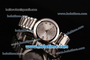 Omega De Ville Ladymatic Swiss ETA 2824 Steel Case Steel Bracelet with White Dial