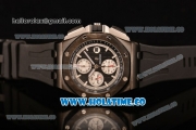 Audemars Piguet Royal Oak Offshore Chrono Clone AP Calibre 3126 Automatic PVD Case with Black Dial and White Stick Markers (EF)