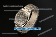 Rolex Explorer Tiffany & Co. Asia Auto with Black Dial and Steel Case Steel Bracelet