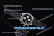 Breitling Avenger Seawolf Chrono Miyota OS10 Quartz Steel Case with Black Dial White Subdials and Stick Markers