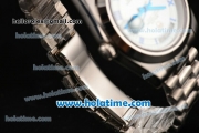 Rolex Day-Date II Swiss ETA 2836 Automatic Movement Full Steel with Blue Roman Markers and Blue Dial