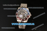 Rolex GMT-Master II 2836 Auto Steel Case with Black Dial and Steel Bracelet