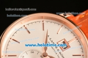 A.Lange&Sohne Saxonia Miyota Quartz Rose Gold Case with Stick Markers and White Dial