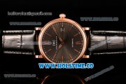 IWC Portofino Automatic Miyota 9015 Automatic Rose Gold Case with Grey Dial and Stick Markers