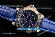 Breitling Superocean Steelfish Asia 2813 Automatic Steel Case with Blue Dial and Dot/Arabic Numeral Markers