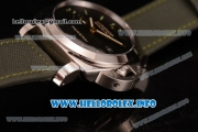 Panerai Luminor Marina 1950 3 Days PAM 392 Clone P.9000 Automatic Steel Case with Black Dial and Army Nylon Strap (KW)