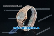 Audemars Piguet Royal Oak Swiss Quartz Rose Gold Case with Grey Dial and Rose Gold Bracelet (EF)