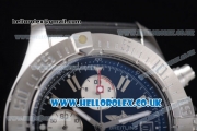 Breitling Avenger Seawolf Chrono Miyota OS10 Quartz Steel Case with Black Dial White Subdials and Stick Markers