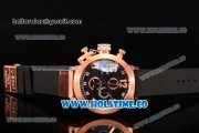 U-Boat Classico Italo Fontana Chrono Miyota Quartz Rose Gold Case with Black Dial and Arabic Numeral Markers