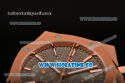 Audemars Piguet Royal Oak 41MM Chrono Miyota Quartz Full Rose Gold with Grey Dial and White Stick Markers