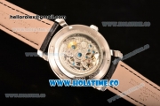 Vacheron Constantin Malte Asia Automatic Steel Case with White Skeleton Dial and Silver Roman Numeral Markers