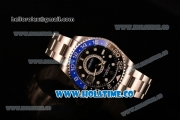 Rolex GMT-Master II Chronometer Asia Automatic Full Steel with Black Dial and White Dot Markers - Blue/Black Bezel