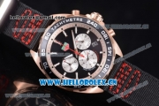 Tag Heuer Formula 1 Miyota Quartz Rose Gold Case with Stick Markers Black Dial and Black Nylon Strap