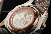 Breitling for Bentley Motors Automatic Tourbillon Silver Case with Black Dial and SSBand-Stick Markers