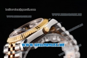 Rolex Datejust II Asia 2813 Automatic Two Tone Case/Bracelet with Brown Dial and Stick Markers (BP)