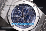 Audemars Piguet Royal Oak Perpetual Calendar Asia ST17 Automatic Stainless Steel Case/Bracelet with Blue Dial and Stick Markers (EF)
