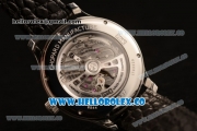 Chopard L.U.C 1937 Miyota 9015 Automatic Steel Case with Gray Dial and Black Leather Strap (AAAF)