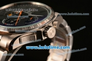 Tag Heuer Grand Carrera Calibre 36 Chrono Miyota Quartz Full Steel with Black Dial and Stick Markers