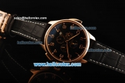 IWC Grande Complication Automatic Movement Rose Gold Case with Black Dial and Arabic Numerals