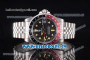 Rolex GMT-Master Vintage Asia 2813 Automatic Stainless Steel Case/Bracelet with Black Dial and Dot Markers