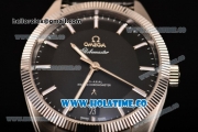 Omega Constellation Globemaster Co-Axial Master Chronometer Clone Omega 8901 Automatic Steel Case with Black Dial and Stick Markers