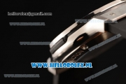 Hublot Classic Fusion Skeleton Tourbillon Asia Auto Steel Case with Skeleton Dial and Black Leather Strap