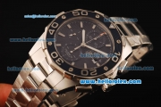 Tag Heuer Aquaracer Swiss Valjoux 7750 Automatic Full Steel with Grey Dial and SS Strap- 1:1 Original