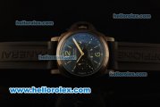 Panerai Luminor PAM 253 Equation Automatic PVD Case with Black Dial and Black Rubber Strap - 7750 Coating