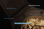 Hublot Big Bang Swiss Valjoux 7750 Automatic Movement PVD Case with Black Leather/Rubber Strap